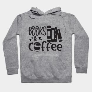 books and coffee Hoodie